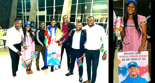 Namibia welcomes the Commonwealth champion