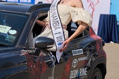 Miss Namibia on new wheels