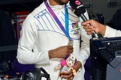 Ndevelo wins silver medal at Commonwealth