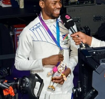 Ndevelo wins silver medal at Commonwealth